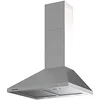 Image de Taurus PR60IXAL Hotte aspirante décorative en acier inoxydable, largeur 60 cm, 650 m3/h d'extraction, 3 vitesses, commandes mécaniques, efficacité A, 200 W, filtres aluminium lavables multicouche, LED