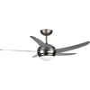 Image de Taurus Fresko 5B - Ventilateur de plafond 60W, avec lumière et télécommande, diamètre 120 cm et 5 pales, pour une surface jusqu'à 20 m2, 3 vitesses, minuterie 8 heures, moteur en cuivre