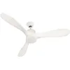 Image de Taurus Ventilateur de plafond Fresko Pure 3B 40 W, 3 pales, diamètre 132 cm, moteur CC, ultra silencieux, 3 types de lumière, 6 vitesses, fonction été/hiver, minuteur 8 h