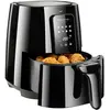 Image de Taurus Air Fry Digital - Friteuse électrique sans huile 1300W, 4L friteuse à air chaud, 8 programmes, pour 5 à 6 portions, Température réglable, Écran tactile, Minuteur + Livre de recettes, Noir