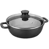 Image de LACOR 25835 Faitout Bas Fonte Aluminium avec Couvercle en Verre 38 x 38 x 11 cm