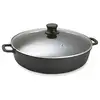 Image de Faitout fonte avec couvercle en verre 36 cm noir Lacor
