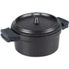 Image de Cocotte Fundicion ronde en fonte - D: 24 cm - noir