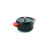 Image de Cocotte ronde fonte aluminium - D : 28 cm 3.5 L - noir