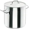 Image de Marmite traiteur Inox pro D : 28 cm + couvercle - inox