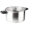 Image de Série de 3 casseroles - LACOR - Ø16-18-20cm - Combi - Avec 1 poignée noir - Gradué