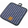 Image de Lacor - 60044 - Mitaines Four Paris Collection, Résistant à la Chaleur, Sangle Suspendue, 20 x 20 cm, Bleu Marine