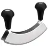 Image de Hachoir - berceuse double manuel inox Lacor