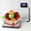 Image de Lacor - 61724 - Balance de Cuisine, Poids de cuisine, Plate-forme de balance portable, Extra plat, Acier inoxydable, Fonction zéro et tare, Trois unités de poids Kg, Livres, Onces, 30x25.5 cm