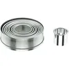 Image de Découpoir rond lisse - inox - 9 emporte-pièces