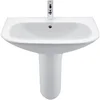 Image de Lavabo NEXO 68x50cm avec fixations blanc Réf A327640000