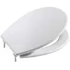 Image de Roca A801398004 Victoria Siège et couvercle de toilettes plastique blancs
