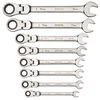 Image de Terk linis reversinis kombinuotas raktas su lanks ia galvute set 8 vnt 8-19mm Irimo