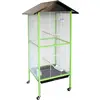 Image de Suinga Grande Cage Oiseau sur Pied Volière Canaries Perroquet Grosses Perruches Cacatoès Ara Cage Oiseaux avec Support 60x60x167 cm