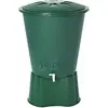 Image de Réservoir d'eau en polypropylène 500 litres pour eau de pluie, couvercle + base, diamètre 100 cm, hauteur 110 cm