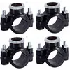 Image de Lot de 4 colliers de serrage renforcés 40 mm x 3/4". Utilisé pour l'installation d'éléments d'arrosage tels que les arroseurs, les diffuseurs ou les gouttes.