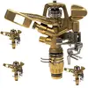 Image de Suinga Pack 4 x Asperseur agricole Laiton réglable de 0 à 360. Portée 12-19 MTS. Filetage mâle 3/4". Débit 800 à 3270 l/h Durable