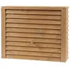 Image de Réservoir en polyéthylène de 350 litres. Paroi Effet Bois Marron. Inclut Un Robinet. Dimensions : Largeur 124 cm, Profondeur 40 cm, Hauteur 100 cm.