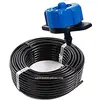 Image de Suinga - Tuyau d'égouttement, 16 mm x 100 m, couleur noire + 100 goutteurs autocompensants 8 l/h détachables.