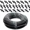 Image de Pack MICROTUBE flexible 4,5 x 6,5 mm 200 mètres + 100 liaisons microtubes. Tuyau utilisé pour l’irrigation goutte à goutte. Tuyau fabriqué en Espagne