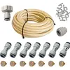 Image de Kit nébulisation 10 mètres. Comprend un tuyau 3/8" + 7 te automatique + 7 tuyaux + 1 bouchon + 1 adaptateur robinet 3/4" à 3/8"