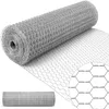 Image de Suinga - Grillage métallique hexagonal galvanisé en fil. Maille 40 mm. 0,6 x 50 m