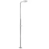 Image de Suinga AISI-304 Douche extérieure en acier inoxydable avec pulvérisateur anticalcaire, 2 mètres de hauteur, valve de débit, pour piscines et jardins