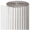Image de Suinga BRUYÈRE d'occultation Double Face 1,5 x 3 m, PVC Blanc, Offre Un Aspect Moderne, élégant et différent dans Votre Jardin ou sur Votre terrasse.