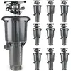 Image de Suinga Lot de 10 Arroseurs agricole Impact émergent MaxiPou 6-13 m 1/2". Circulaire et réglable