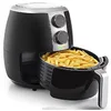 Image de Suinga Friteuse sans huile XL Volume 3.5 L 1500 W Panier antiadhésif Panneau de commande analogique avec cadran pivotant Minuterie et température réglable 80-200°C [Classe énergétique A]