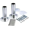 Image de Suinga Ancrage amovible avec platine pour escaliers de piscine de tube Ø 43 mm avec joints élastiques, chevilles et vis