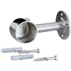 Image de Suinga Support avec extrémité recouvert en acier inoxydable avec finition polie brillante pour passe-main de Ø 43 mm.