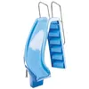 Image de Suinga Toboggan pour piscine courbé gauche 1,78 m | Toboggan professionnel pour piscine résidentielle | Toboggan en polyester