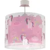 Image de Dalber Lustre Chambre Lampe Suspension Plafonnier Pour Enfants, Unicorns Licornes Jaune animaux, 41592M, E27