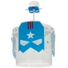 Image de Dalber Lustre Chambre Lampe Suspension Plafonnier Pour Enfants, Blue Hero Super-héros, 61812M, E27