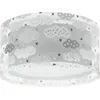 Image de Dalber Plafonnier Enfant, Lampe de Plafond pour Chambre d’Enfant, Luminaire, Clouds Gris Nuages, 41416ME, E27-2 x 15W