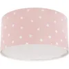 Image de Dalber Plafonnier Enfant, Lampe de Plafond pour Chambre d’Enfant, Luminaire, Star Light Etoiles roses, 82216MS, E27-2 x 15W