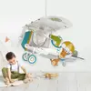 Image de Dalber Suspension Crocodile Plane, multicolore, bois/plastique