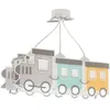 Image de Dalber Lampe Suspension enfant The Night Train Former, Luminaire suspendu pour chambre; d'enfant, lustre chambre; enfant, 63530, E27