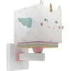 Image de Dalber Applique murale enfant Little Unicorn Licorne les animaux, 64599, E27