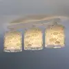 Image de Dalber Clouds - plafonnier à trois lampes en gris