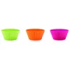 Image de 12 moules à muffins en silicone 7 cm