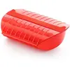 Image de Lékué Boîte à vapeur Profi en Rouge, 3-4 pers. (1400 ml)