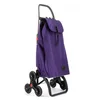 Image de Chariot de Course Rolser I-Max MF 6 Roues Monte Escaliers Pliante - Violet