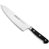 Image de Arcos Couteau Santoku 7 Pouces en Acier Nitrum et lame de 180 Mm, Manche Ergonomique en Polyoxyméthylène Pom, design Classique et Finition Arrondie d'Une Grande Beauté, Série Opera, Couleur Noire,