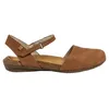 Image de El Naturalista Femme Sandale à lanières Wakataua, Dame Sandales,Sandale d'été,Plate,Sandale,Chaussure d'été,Confortable,Marron (Wood),38 EU / 5 UK
