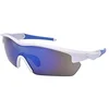 Image de Ocean Sunglasses - Tour - lunettes de soleil polarisées - Monture : Blanc/Bleu - Verres : Revo Bleu (3801.1)