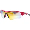 Image de Ocean Sunglasses - Iron - lunettes de soleil - Monture : Rouge Laqué - Verres : Revo Rouge (94000.6)