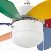 Image de FARO BARCELONA Ventilateur de plafond Palao S avec éclairage, multicolore