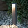 Image de FARO BARCELONA Luminaire pour socle LED Chandra, gris foncé, aluminium, hauteur 45 cm